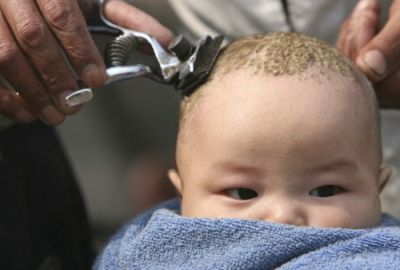 Primer corte de pelo del Bebé