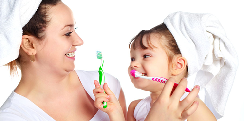La higiene bucal en niños