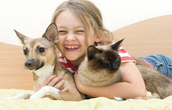 Los niños y las mascotas beneficios