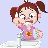 Limpieza bucal en Niños