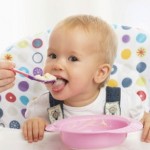 Alimentos solidos del Bebe de seis meses