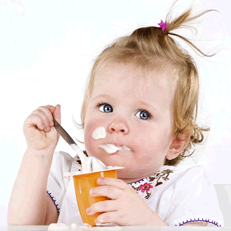 El yogurt en la dieta Infantil